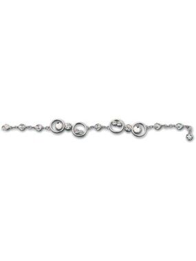 NWOT Swarovski Silver Crystal Circle Link Bracelet - Retired Design 869824